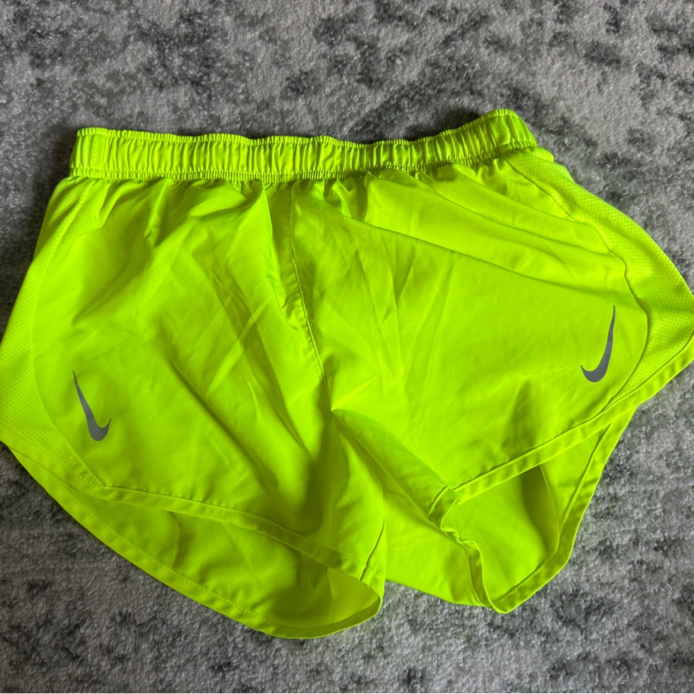 Women’s Nike Neon Yellow Athletic Shorts